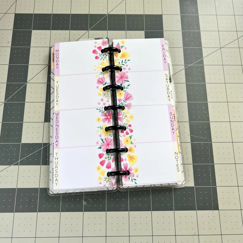 Skinny mini Happy Planner weekly Inserts